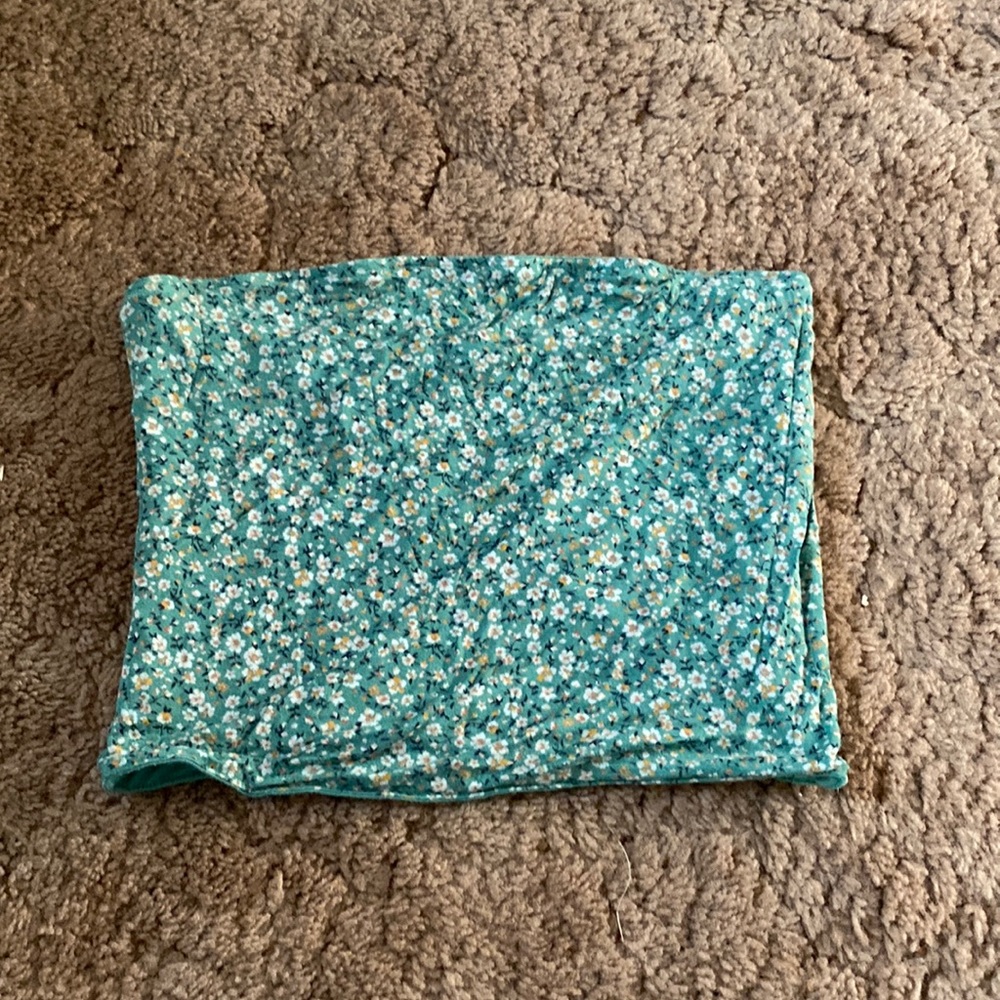 Floral tube top